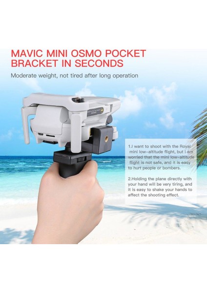 Djı Mavic Mini El Sabitleyici Hızlı Montaj Tripod Klip Anti-Shake indirimleri