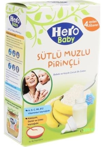 Sütlü Muzlu Pirinçli 200 gr x 6 Adet