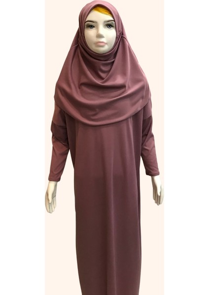 Kız Çocuk Tek Parça Namaz Elbisesi