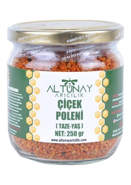 Yaş Kır Çiçek Poleni 250 gr