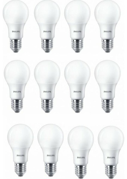 13W - 100W 6500K Beyaz Işık E27 Essential LED Ampul 12'li