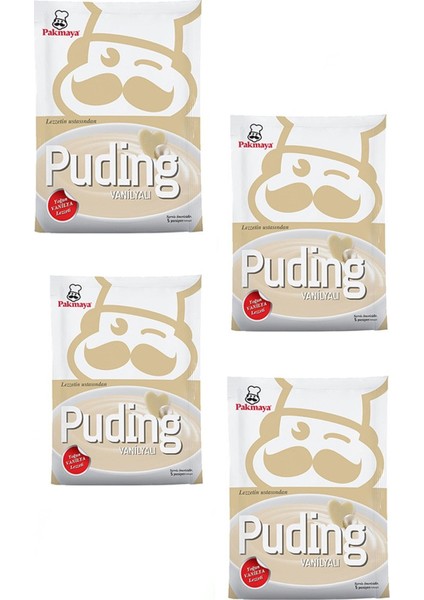 4'lü Puding ( Vanilyalı )
