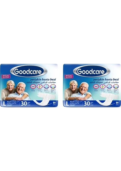 Goodcare Joly Belbantlı Hasta Bezi 60 Adet Büyük Large