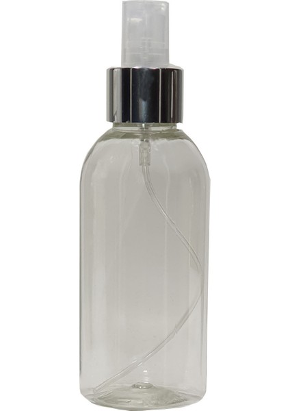 Boş Pet Şişe Ambalaj 150 ml & Valf Sprey 3 Adet Gümüş Ş