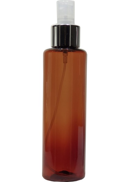 Boş Pet Şişe Ambalaj 150 ml & Valf Sprey 3 Adet Gümüş