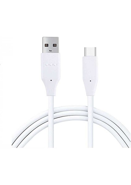 DC12WK-G USB Type-C Şarj ve Data Kablo 1m Beyaz