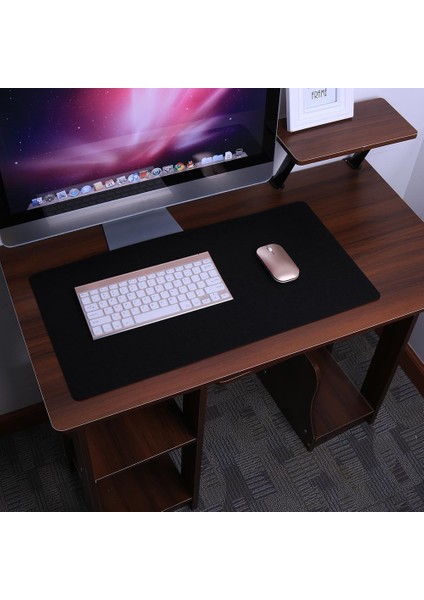 Speed 30cm X 60cm Masaüstü Oyun Gaming Ofis Baskısız Kaymaz Mousepad - Siyah