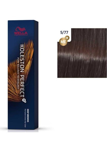 Koleston Perfect Me+ Tüp Boya 60 ml 5/77 Yoğun Kestane