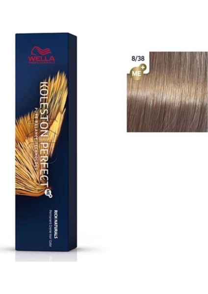 Koleston Perfect Me+ Boya 60 ml 8/38 Açık Kumral Altın Inci