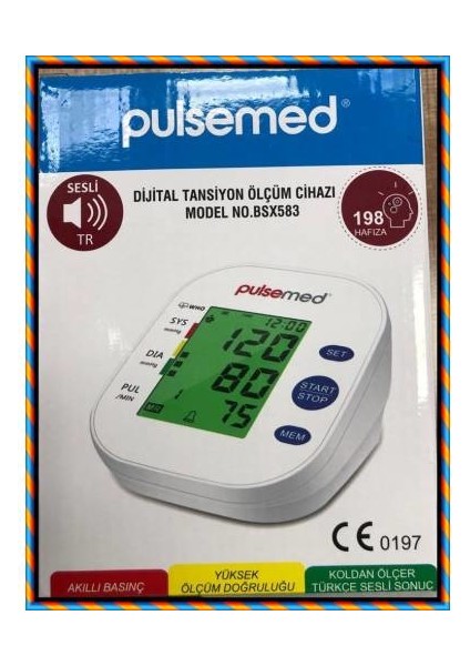 Koldan Konuşan Hafızalı Tansiyon Ölçüm Aleti