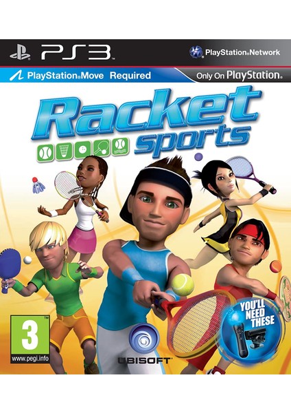 Ps3 Racket Sports 1- 4 Kişilik Move Oyunu