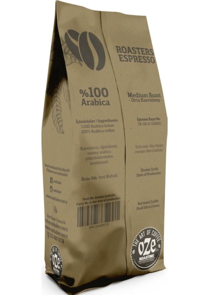Roasters Espresso Kahve 250G