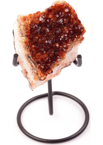 Sitrin Taşı Ham Kütle - Metal Standlı fiyatları