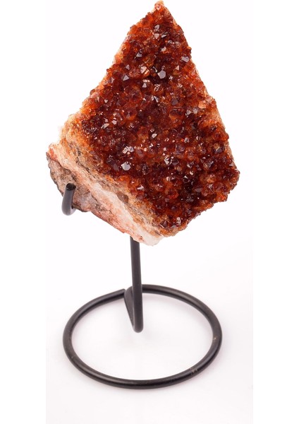 Sitrin Taşı Ham Kütle - Metal Standlı modelleri