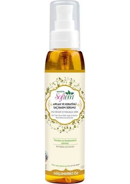 Softem Argan ve Keratinli Saç Bakım Serumu 125 ml