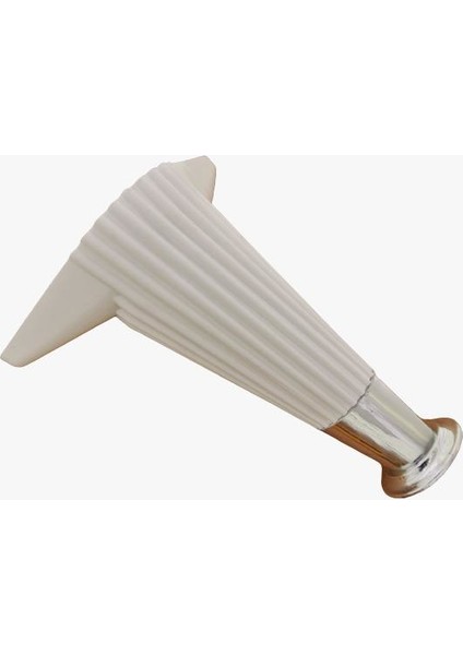Wetra (Line) Beyaz-Krom 17 cm Plastik Lükens Ayak