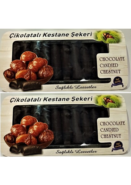 Çikolatalı Kestane Şekeri 280 gr x 2'li
