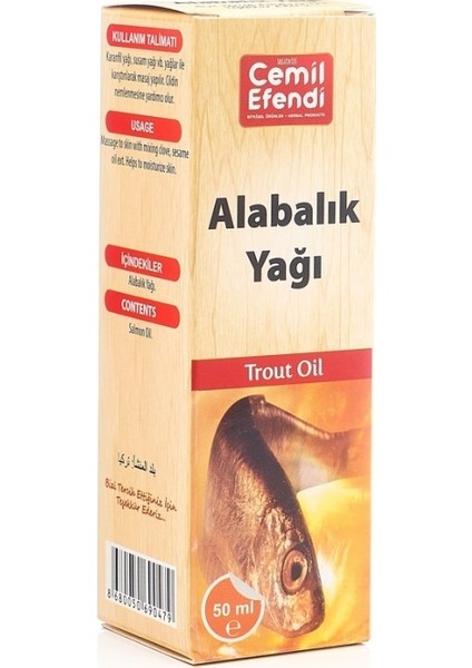 3 Adet Cemil Efendi Alabalık Yağı 150 ml