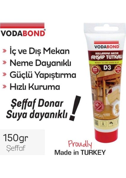 Güçlü Mobilya Ağaç Ahşap Mobilya Tutkalı 150 gr