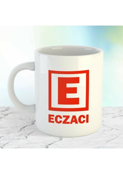 Meslek Eczacı Baskılı Kupa