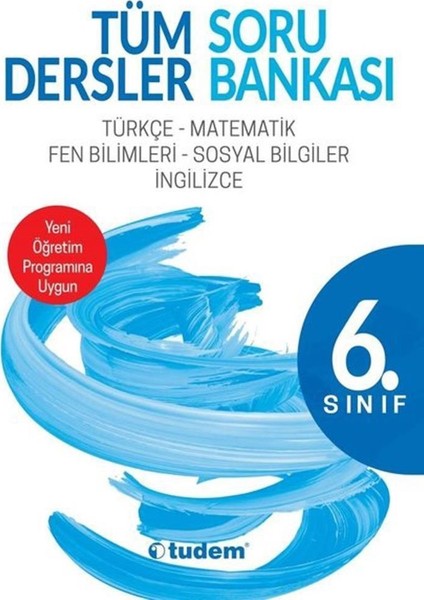 Tudem Yayınları 6. Sınıf Tüm Dersler Soru Bankası