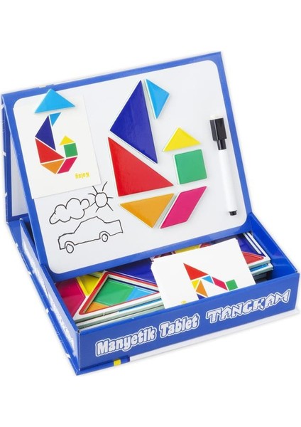 Diy-Toy Manyetik Yazı Tahtası Manyetik Oyuncak Tangram Seti