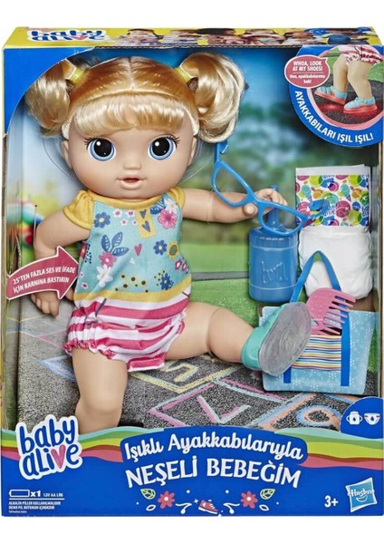 Baby Alive Işıklı Ayakkabılarıyla Neşeli Bebeğim