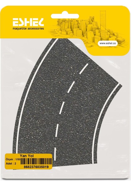 Maket Yan Yol 1/50 Ölçek 2'li fiyatları