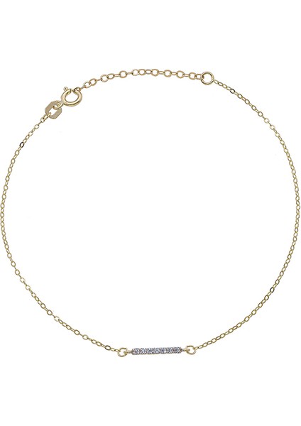 Çizgi 14 Ayar Altın Kadın Bileklik