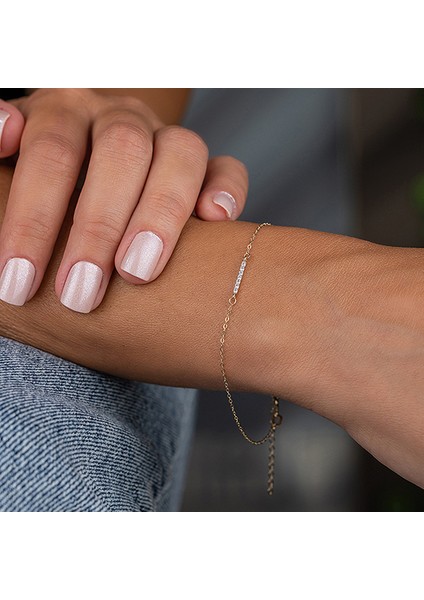 Çizgi 14 Ayar Altın Kadın Bileklik fiyatları