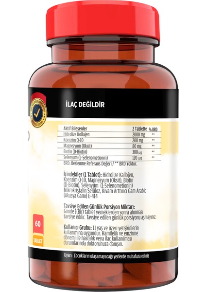 Vitamin D3 400 Iu 20 ml & Collagen Coenzyme 60 Tablet