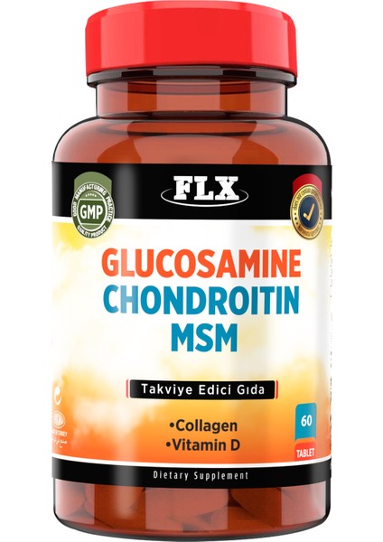 Glucosamine Chondroitin Msm 60 Tablet & Vitamin D3 400 Iu 20 ml