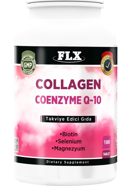 Hidrolize Kollajen Koenzim Biotin Selenyum 180 Tablet Nevfix D3