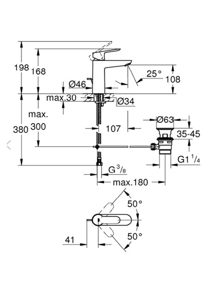 Bau Edge Lavabo Bataryası 23758000 fiyatları