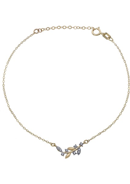 Buğday Tanesi 14 Ayar Altın Kadın Bileklik