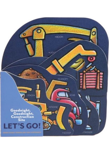 Goodnight- Goodnight- Construction Site: Let's Go!: (Construction Vehicle Board Books- Construction Site Books- Children's Books for Toddlers) - Sherri Dusk Rinker