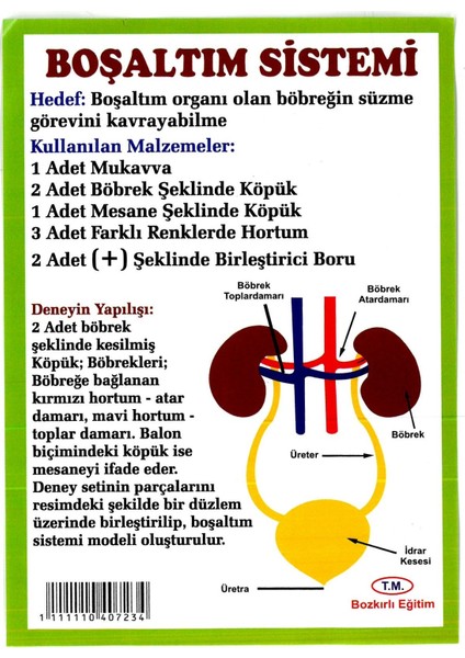 Bozkırlı Eğitim Boşaltım Sistemi Modeli