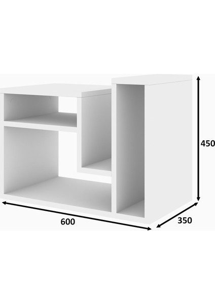 Abies Sehpa Beyaz fırsatları