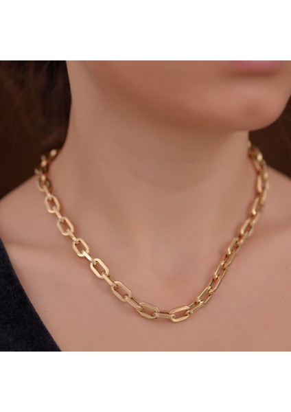 Ayyıldız Kuyumculuk Kadın Italyan Altın Zincir