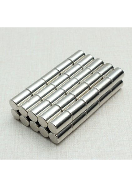 Neodyum Silindir Mıknatıs 5 mm x 10 mm Silindirik Güçlü Magnet 5x10 mm (5 Adet) fiyatları