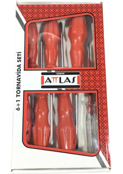 Atlas Tornavida Takımı 6+1 HT1101 (Kontrol Kalemli)