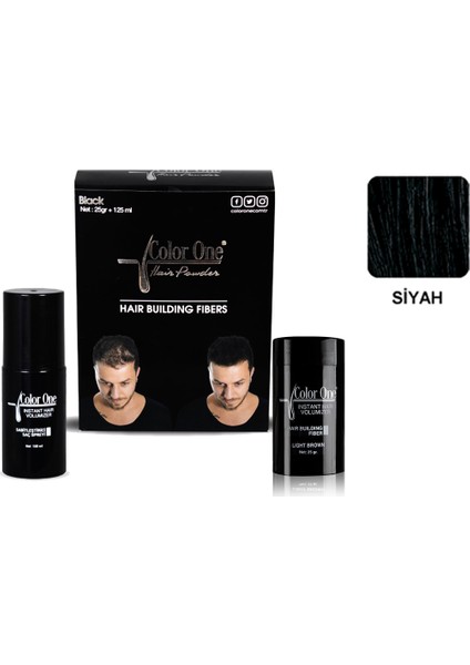 Topik 25 gr + 100 ml Sprey Hediyeli Saç Tozu 4 Renk