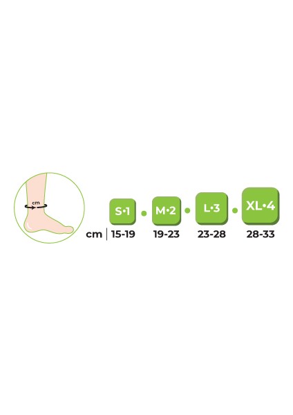 Örme Malleol Destekli Ayak Bilekliği 456