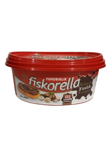 Fiskorella Kakaolu Fındık Kreması 400 gr