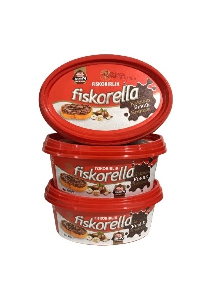 Fiskorella Kakaolu Fındık Kreması 400 gr 3'lü