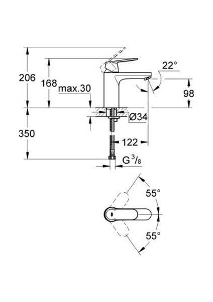 Eurocosmo Lavabo Bataryası 23327000 modelleri