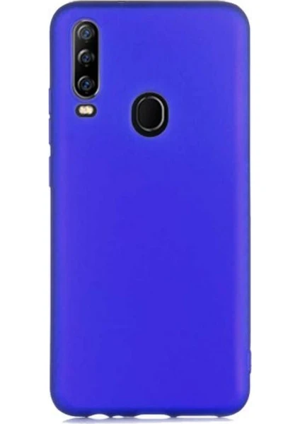 Case 4U General Mobile GM 20 Pro Kılıf Klasik Mat Renkli Yumuşak Premier Silikon Mavi