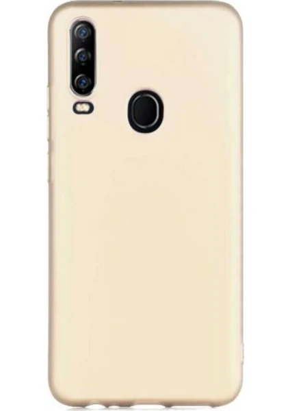 Case 4U General Mobile GM 20 Pro Kılıf Klasik Mat Renkli Yumuşak Premier Silikon Altın