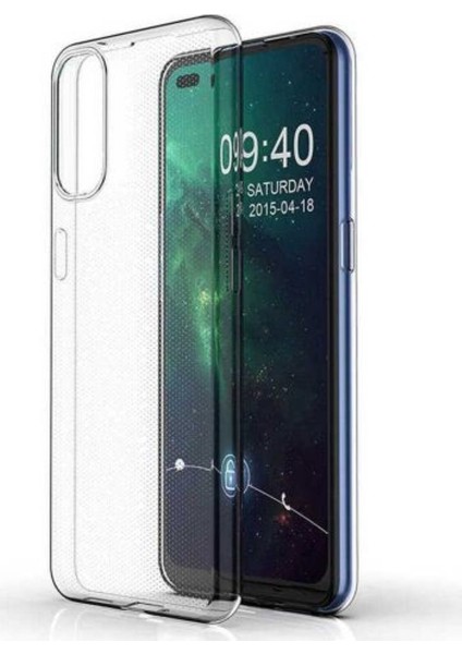 Oppo Reno 4 Kılıf A+ Şeffaf Lüx Süper Yumuşak 0.3mm Ince Slim Silikon