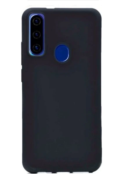 Case 4U General Mobile GM 20 Pro Kılıf Mat Renkli Yumuşak Kalın Sağlam Silikon Kılıf Biye Siyah